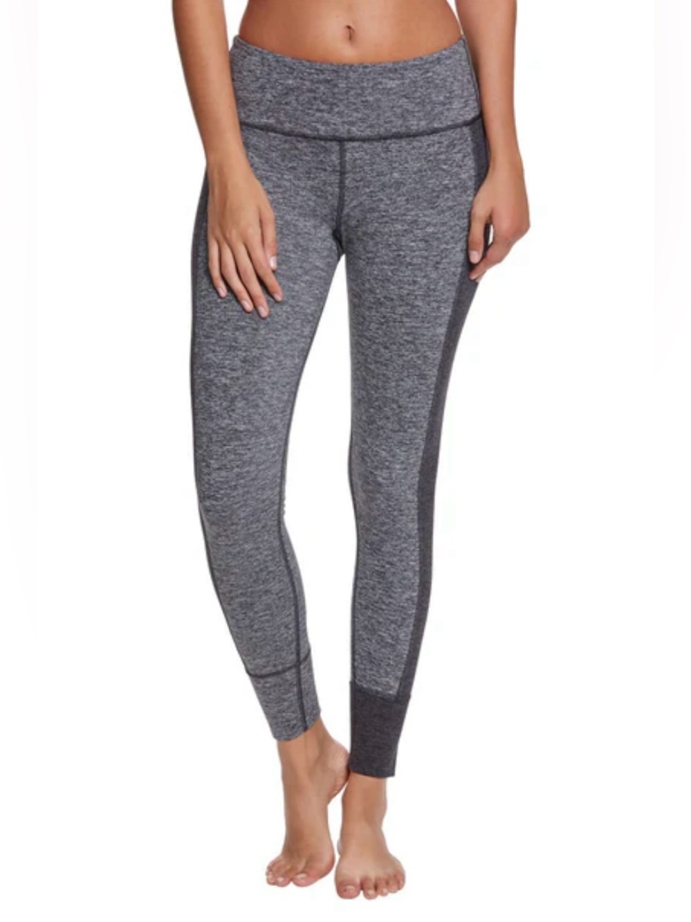 Vuori Asymmetric Block Leggings Heather Gray Size Large